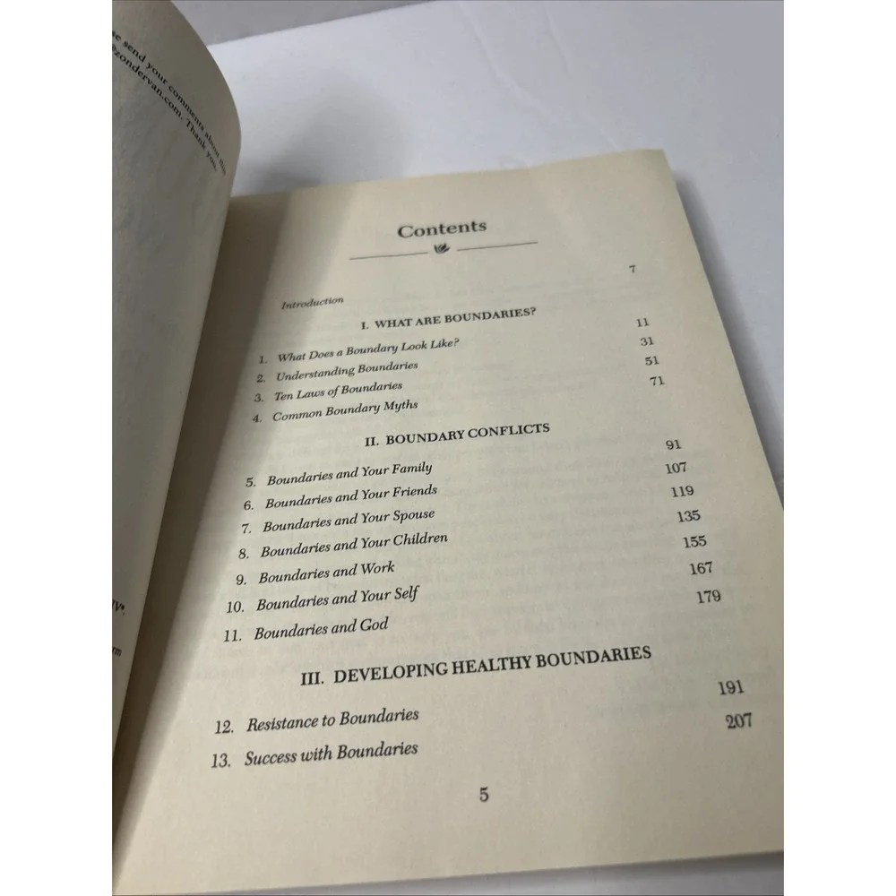 Boundaries Book And Workbook: When to Say Yes When to Say No 1995